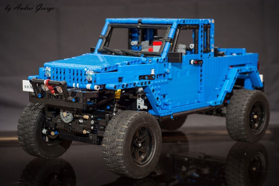 Jeep Wrangler JK Blue Pick-Up